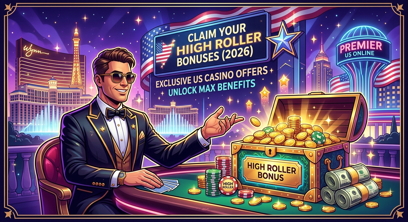 How to Claim High Roller Online Casino Bonuses in the US (2026)