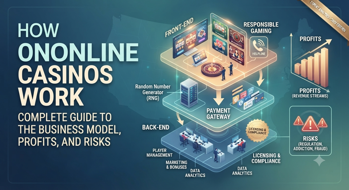 How Online Casinos Work: Complete Guide to the Business Model, Profits, and Risks